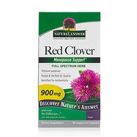 Nature's Answer Red Clover (Trifolium Pratense) | Ideal for Menopause | Full Spectrum Herb Organic | High Strength Dietary Supplement | Kosher, Gluten-Free, Non-GMO, Vegetarian & Vegan (90 Capsules)