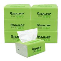 GabeFish 3/6/9/12 Packs Facial Tissue Bulk, 3-Ply, 330 Sheets Per Pack, Facial Paper in Plastic Package 9 Packs