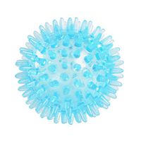 Blue Soft Spike Deep Tissue Trigger Point Reflexology Massage Ball for Palm Hand Finger Foot Neck Back Diameter 6cm 7cm 8cm - 8cm