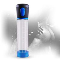 Silicone Massage Soft Realistic Men Effective PênīsPump air Vacuum Pump Pênīsgrowth Increase The Size and Strength Tight Design (Color : White)