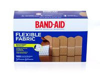 Band-Aid Brand Adhesive Assorted Bandages, Flexible Fabric, 100 Count (Pack of 12)