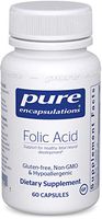 Pure Encapsulations - Folic Acid - Hypoallergenic Dietary Supplement - 60 Capsules