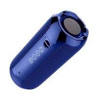 Portable Wireless Bluetooth Speaker, IPX5 Waterproof and Splash Proof, FM Radio and Hands-Free Calling, Expandable Memory Card for Outdoor, Cycling, Fitness, Beach, Golf, Mountaineering（Blue
