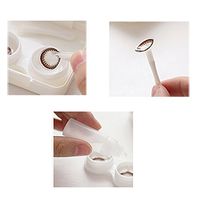 Contact Lens Box Holder Container Case Storage Eyecare Kit - Pink Avocado