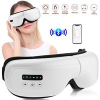 Rooftree-Air-Pressure-Eye-Massager with Heat, Rechargeable Vibration Bluetooth Music Eye Massager for Eye Relief, Air Press Point Massage Therapy for Eye Fatigue, Dry Eyes and Dark Circles