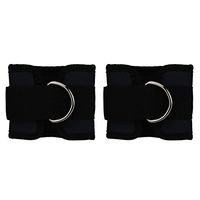 Ankle Strap Belt, InKach Sports Ankle Anchor Strap D-Ring Gym Leg Pulley Strap Lifting Fitness Strength Ankle Brace Support (Black)