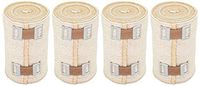 NexSkin 3" Comfort Elastic Bandage with Clip Fasteners - Beige, 4 Pack