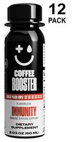 Coffee Booster Immunity for Immune System Support - Liquid Supplement Additive for Coffee, Tea, Smoothies and Other Beverages, 2 oz (12 Pack)