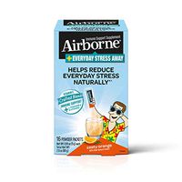 Airborne AIRBORNE® Plus Everyday Stress Away Powder Packet - Zesty Orange 12/16 ct, 16 Count