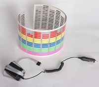Koolertron 900x250mm Sound music Activated Car Stickers Equalizer Glow with Five-color Light