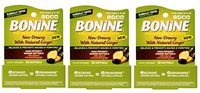 BONINE Motion Sickness High Potency Ginger Softgels, 10 Count (Pack of 3)