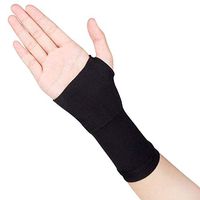 1 Pair Lengthened Arthritis Therapy Compression Gloves Thumb Hand Wrist Support Gloves Tendonitis Rheumatoid Pain Relief (Color : M-Black)