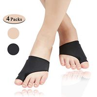 (4pcs) Bunion Corrector,Bunion Relief Sleeve with Soft Gel Cushion REUSEABLE Toe Spacer Socks,Bunion Splints Great for Hallux Valgus & Big Toe Joint,Hammer Toe for Men and Women-Small/Medium.