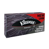 Kleenex Mens Tissues Pack of 100 White (2 of such packs)