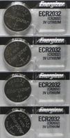 4 Energizer CR2032 2032 Battery Watch/Electronic 3v 3 Volt Lithium Button Cell Batteries