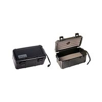 Prestige Import Group Cigar Caddy Black Plastic 15 Count Xtreme Travel Humidor