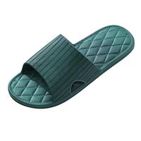 Emimarol Women and Men Bath Slipper Anti-Slip for Indoor Home House Sandal Soft Non-Slip House Shoes Casual Indoor Slippers Green
