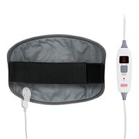 SAFR Thermotherapy Electric Heating Pad - FirmTouch Microfiber - [11”x21” | Lumbar & Abdominal]