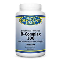 Vitamin Discount Center B-Complex 100mg, Sustained Release, 250 Tablets