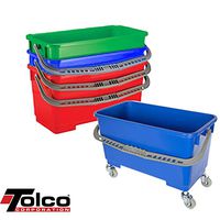 Blue 6 Gallon Plastic Utility Bucket (1 Bucket)