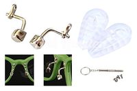 AM Landen Eyeglass Nose Pad Arm with Soft Cushion Nose Pads Repair Replacement Kit (Type C-b)