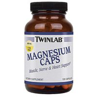Twinlab Magnesium Capsules, 420 milligrams, 100 Capsules