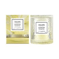 Voluspa Lemon Coco Icon Cloche Candle, 8.5 Ounces