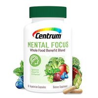 Centrum Mental Focus Nootropic Supplement, with Spearmint extract and B-vitamins Supports Focus, with Whole Food Blend, 30 Day Supply (60 Capsules)