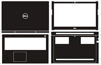 Special Laptop Black carbon fiber Vinyl Skin Stickers Cover for Dell G7 15-7588 i7588 15.6"