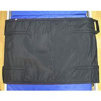 Fushida Waterproof & Dirtyproof Transfer Belt, Medical Transfer Pad, Adult Protective Underpads Draw Sheet, Heavy Duty Transfer Cushion for Lifting Sling Elderly Father, Disabled(Black, FYH299)