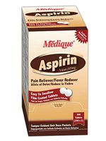 Medique MP116-47 Aspirin Tablet, White, White (Pack of 100)
