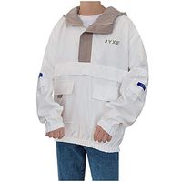 Men's Cargo Jacket,Clearance!! Males Long Sleeve Hoodies Patchwork Stitching Muti-Pockets Thin Coat Tops