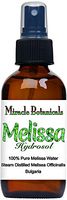 Miracle Botanicals Bulgarian Melissa Hydrosol - 100% Pure Melissa Officinalis Water- Therapeutic Grade - 2oz