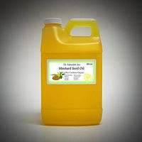 Premium Mustard Seed Oil 64 Oz / 2 Quarters Unrefined Cold Pressed Pure