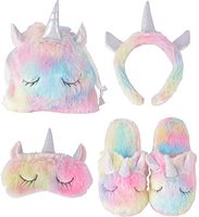 Unicorn Sleeping Mask, Unicorn Slipper,Unicorn Bags, Unicorn Horn Headband, Unicorn Sleeping Set for Kids Sleeping Party, Unicorn Sleeping Bag Set, Girl Unicorn Slippers, Unicorn Slippers for Girl