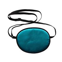 SEADEAR Pirate Eye Patch No Leakage Smooth Soft and Comfortable Real Silk Astigmatism Training Eye Patch for Adults to Treat Lazy Eye/Amblyopia(Black)