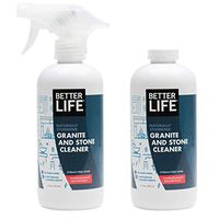 Better Life Natural Granite and Stone Cleaner, Pomegranate Grapefruit, 16 Ounces (Pack of 2)