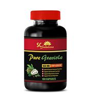 Immune System Booster Vitamins - GRAVIOLA Leaf Extract (650Mg) - Graviola Supplement - 1 Bottle 100 Capsules