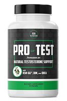 PRO Test - Natural Testosterone Boosting Supplement for Men, Muscle Building, Strength, Libido | Potent Booster for Growth, Reduce Estrogen and Boost Energy w/KSM 66| 90 ct