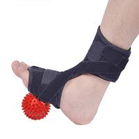 Foot Orthosis, Sacow Foot Up Drop Ankle Night Splint Support + Massage Ball for Plantar Fasciitis Dorsal