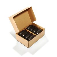 Master Massage 8 Piece Large Ovular Black Basalt Hot Stone Rock Massage Lava Energy Pack
