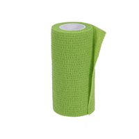 UEETEK Self-Adhesive Tape Bandage Rolls Non-woven Ventilate Flexible Wrap for Soccer Basketball Sports Ankle Waist Knee Finger Elbow Ankle Support Tape,3.91.8Inches(Green)