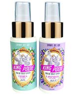 King Pooie Eau de Toilet Spray Citrus de Sitrus & Lavender Lavatory 4 oz Made with Essential Oils