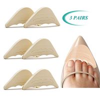 3 Pairs Shoe Fille Toe Inserts for Shoes Too Big for Women Shoe Fillers Adjustable for Shoes Men Adult (Beige)