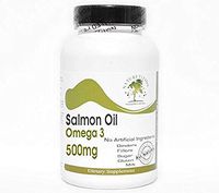 Salmon Oil Omega 3-500mg ~ 100 Capsules - No Additives ~ Naturetition Supplements