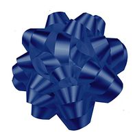 Premium Confetti Gift Wrap Bows, 4" (5 Pack, Royal Blue)