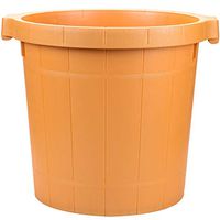 Extra deep Foot Bucket,Foot tub Round,Thick Foot Bath Barrel Acupressure Foot Ankle Pedicure Massager Detox Soaking Sturdy Basin-A
