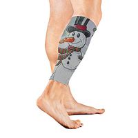 Leg Sleeve Christmas Snowman Bird Calf Sleeves 1 Pair for Men/Women Running/Cycling/Maternity/Travel/Ourdoor Activities