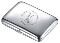 Personalized Visol Pod Polish Finish Double Sided Cigarette Case with Free Engraving (K)