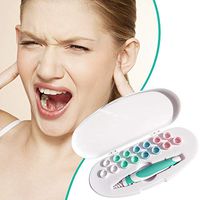 Ear Wax Remover - Ear Cleaner - Safe Ear Spiral Cleaner, Ear Cleaning Kit with 16 pcs Small Washable Tips, Easy Earwax Removal Cleaner for Home Use (Green)